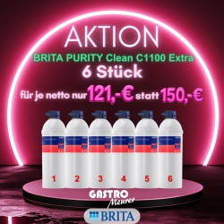 AKTION Brita Wasserfilter PURITY C1100 Clean Extra Filterkartusche 1058682